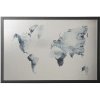 Tabule VICTORIA "World Map" 40 x 60 cm, černý rám