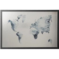 VICTORIA "World Map" 40 x 60 cm, černý rám