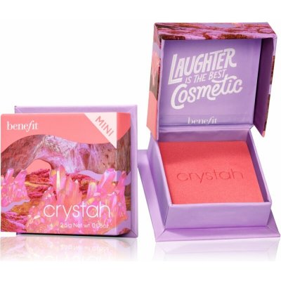 Benefit Crystah Blush jemná pudrová tvářenka Strawberry Pink 6 g – Zboží Dáma
