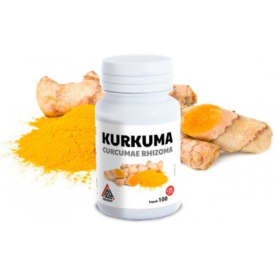 Kurkuma – Curcumae Rhizoma Valknut 100+20 kapslí – Hledejceny.cz