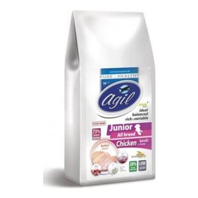 Agil Agil Junior All Breed Low Grain Chicken,Lamb,Tuna 10 kg