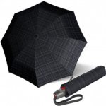 Knirps T.200 prints check elegantní pánský plně automatický deštník tm.šedý – Zboží Mobilmania