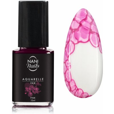 NANI Aquarelle INK zdobicí lak Pink 12 ml – Zboží Mobilmania