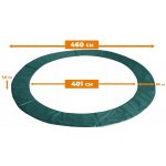 Aga kryt pružin na trampolínu 460 cm tmavě zelená – Hledejceny.cz