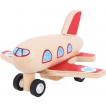 Bigjigs Dřevené natahovací letadlo – Sleviste.cz