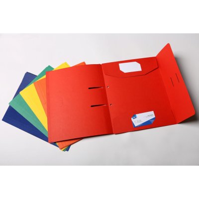 HIT Office A4 Papírové desky do pákového pořadače mix barev 6 ks