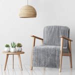 Mybesthome přehoz na křeslo sedačku FLANELA světle šedá 70 x 160 cm – Zbozi.Blesk.cz