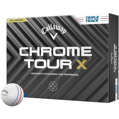 Callaway Chrome Tour X bílé 12 ks – Zboží Mobilmania