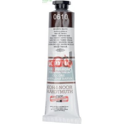 Koh-i-noor akrylové barvy Acrylic hnědá 40ml