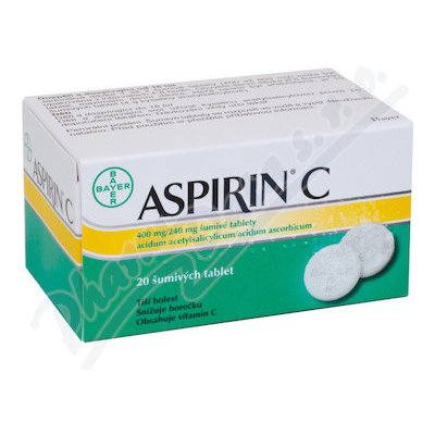 Aspirin C 400 mg/240 mg tablet 20 – Hledejceny.cz