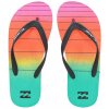 Pánské žabky a pantofle Billabong Tides 73 STRIPE neon letní žabky