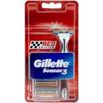 Gillette Sensor3 Red + 6 ks hlavic – Hledejceny.cz