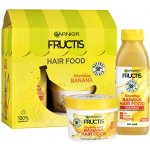 Garnier Fructis Hair Food Banana šampon Fructis Nourishing Banana Hair Food 350 ml + maska na vlasy Fructis Nourishing Banana Hair Food 390 ml dárková sada – Zboží Mobilmania