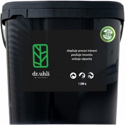 Dr.Uhlí Biochar prášek aktivní uhlí pro zvířata 1200 g – Zboží Mobilmania