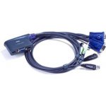 Aten CS-62U DataSwitch elektronický 2:1 (kláv.,VGA,myš,audio) USB – Sleviste.cz