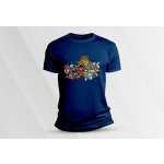 Sandratex dětské bavlněné tričko Transformers námořnická modrá – Zboží Dáma