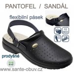 Santé GF/516P černá Zdravotní sandály - pantofle – Zboží Dáma