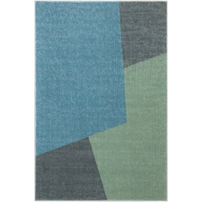 Nej-koberce LIMA M046A zelený šedý modrý – Zboží Mobilmania