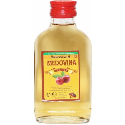Včelařství M+M medovina dezertní višňová 0,1 l – Sleviste.cz