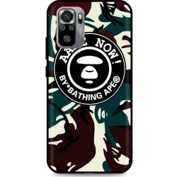 Pouzdro TopQ Xiaomi Redmi Note 10S 3D silikon Army