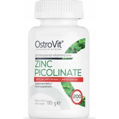 OstroVit Zinc Picolinate 200 tablet – Hledejceny.cz
