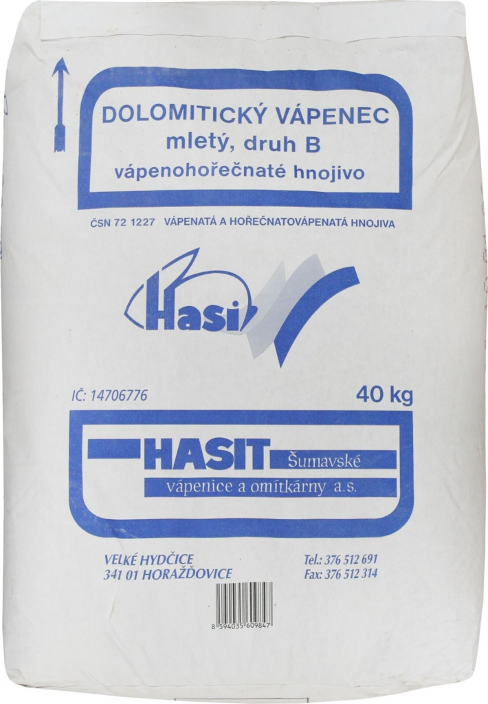 Hasit Dolomitický vápenec mletý 40 kg