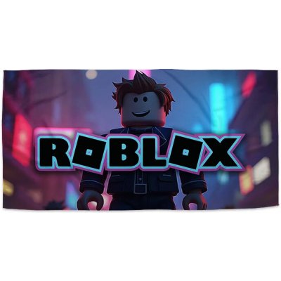 Sablio Ručník s potiskem ROBLOX Neonové město 50 x 100 cm – Hledejceny.cz