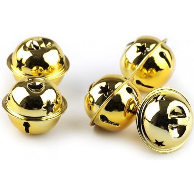 Rolničky Ø30 mm zlatá 5ks – Sleviste.cz