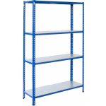 Majster Regál 200 x 120 x 30 cm L profil 6 polic zinek modrá – Hledejceny.cz