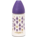 Suavinex Haute Couture láhev silikonová savička premium Fialová 270 ml – Hledejceny.cz