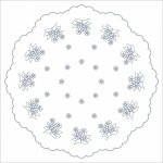 Beruška Vyšívání ubrus 120x120 cm květiny a květy – Hledejceny.cz