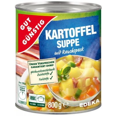 G&G bramborová polévka s uzenou slaninou 800g – Sleviste.cz