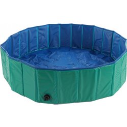 Karlie-Flamingo skládací bazén pro psy zeleno/modrý 160 x 30 cm