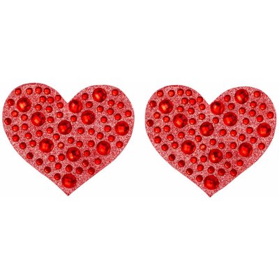Leg Avenue Amore Nipple Jewel Stickers Red – Zboží Dáma