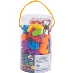 KIK KX5699 Vzdělávací vozidla učící se počítat 36 ks – Zboží Dáma