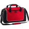 Sportovní taška Quadra Locker s bočními kapsami 30 l červená černá bílá 47 x 30 x 27 cm QS77