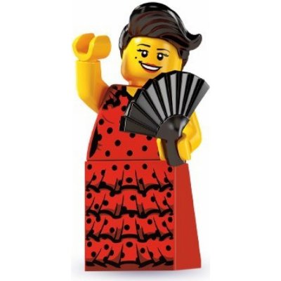 LEGO® Minifigurky 8827 6. série Tanečnice flamenco – Zboží Mobilmania