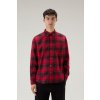 Pánská Košile Woolrich light flannel shirt červená