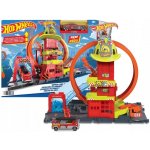 Mattel Hot Weels City super hasičská stanice se smyčkou HKX41 – Zboží Mobilmania