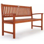 Casaria Zahradní lavice Maxima z eukalyptového dřeva 152 x 55 x 90 cm – Zboží Dáma