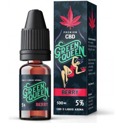 CBD liquid Green Queen Berry 10 ml 500 mg – Zbozi.Blesk.cz