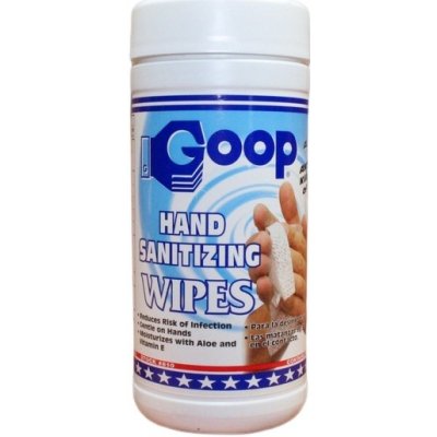 Goop Hand Sainitizing Wipes ubrousky na ruce 40ks – Zboží Mobilmania