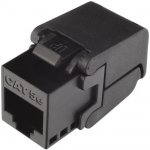 25286711 MULTIPACK 24 ks - samořezný keystone Solarix CAT5E UTP RJ45 černý SXKJ-5E-UTP-BK- – Sleviste.cz