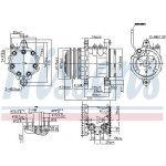 Kompresor klimatizace NISSENS 89691 – Sleviste.cz