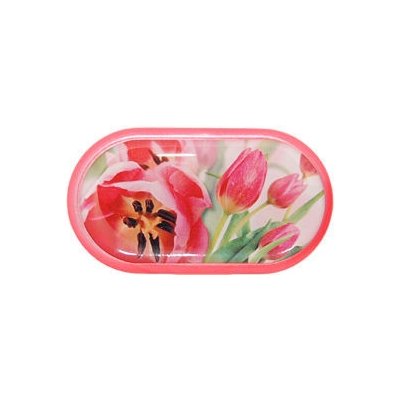 Optipak Limited pouzdro se zrcátkem motiv květy Tulipán – Zboží Dáma