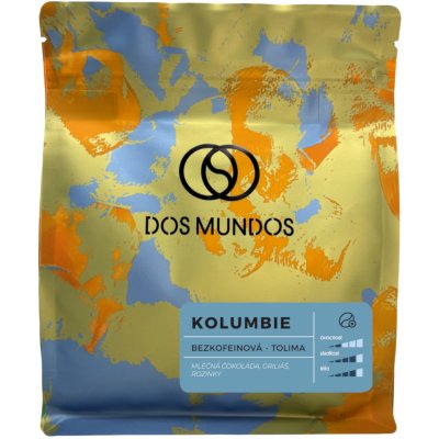 Dos Mundos Kolumbie bezkofeinová 250 g – Zboží Mobilmania
