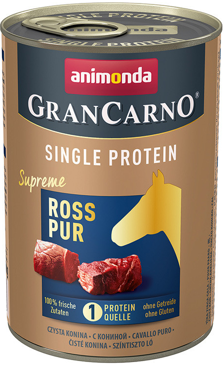 Animonda Gran Carno Single Protein Adult Supreme čisté koňské maso 6 x 400 g