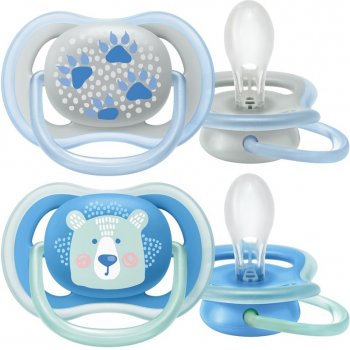 Avent Philips šidítko Ultra air Pastel chlapec 2 ks V002935