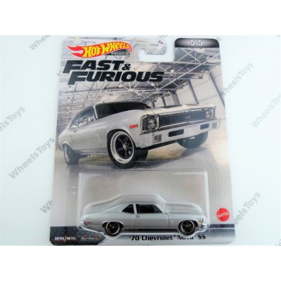 Mattel Hot Weels Premium Fast and Furious Retro Entertainment '70 Chevrolet Nova SS