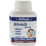 MedPharma Křemík 30 mg + Biotin + Paba 107 tablet – Hledejceny.cz